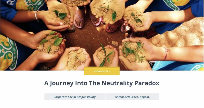 a journey into the neutrality paradox